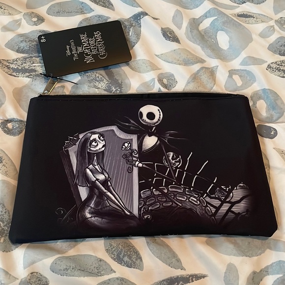 Disney Handbags - NWT OFFICIALLY LICENSED Nightmare Before Christmas Loungefly Makeup Bag Pouch